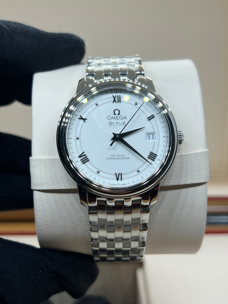 New/Unworn Omega De Ville Prestige 424.10.37.20.04.001 Complete