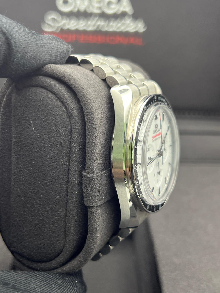 Omega Speedmaster White 310.30.42.50.04.001 Complete Set