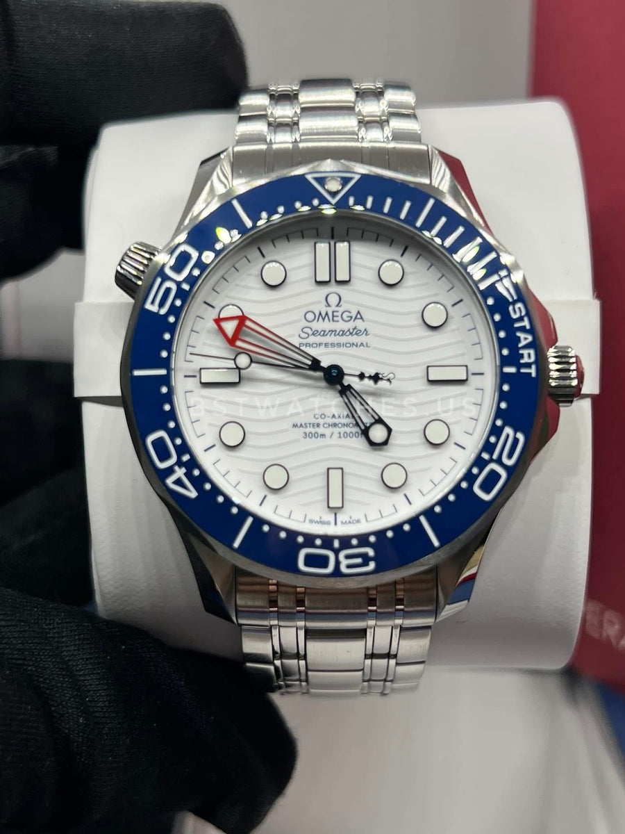 New/Unworn Omega Seamaster Professional 210.30.42.20.04.002 Americas Cup Complete Set Dated 12/2024