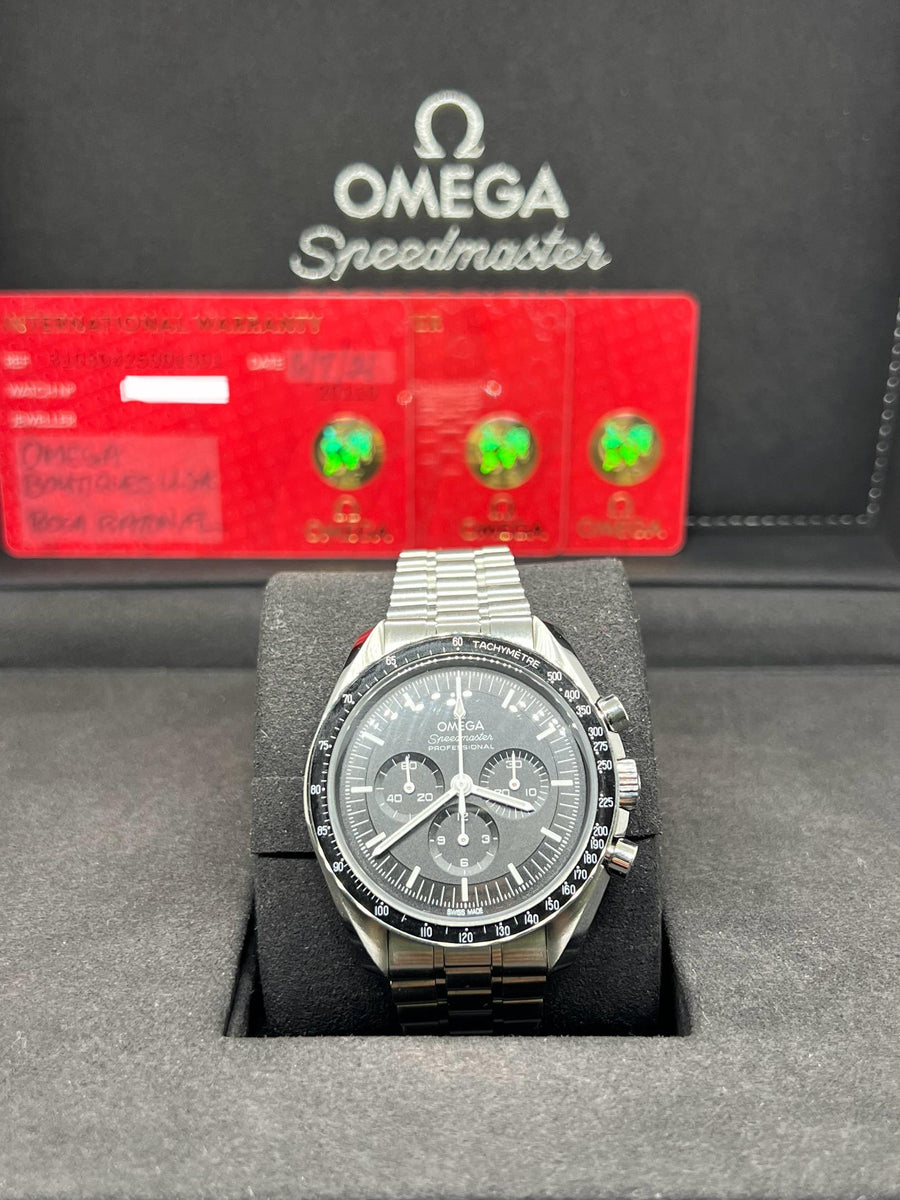 Omega Speedmaster Professional Hesalite Crystal 310.30.42.50.01.001 With Box & Papers Dated 2023