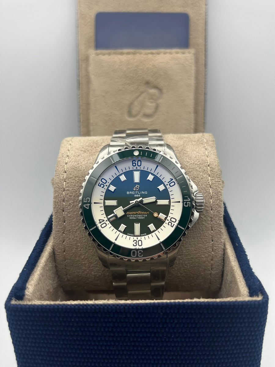 New/Unworn Breitling Superocean 44mm A17376A31L1A1 Complete Set Dated 2025