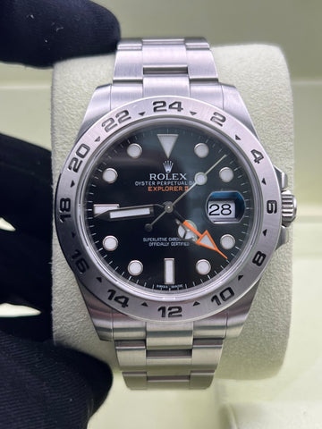 Rolex Explorer II 216570 Complete Set Dated 2011 + Rolex Service Card Dated 12/2024