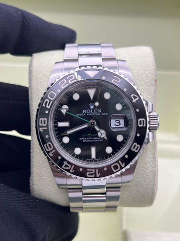 Rolex GMT Master II 116710LN With Box & Papers Dated 2008