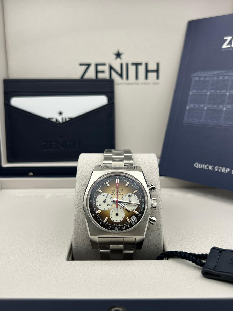 New/Unworn Zenith El Primero Revival 03.A384.400/385.M385 Complete Set
