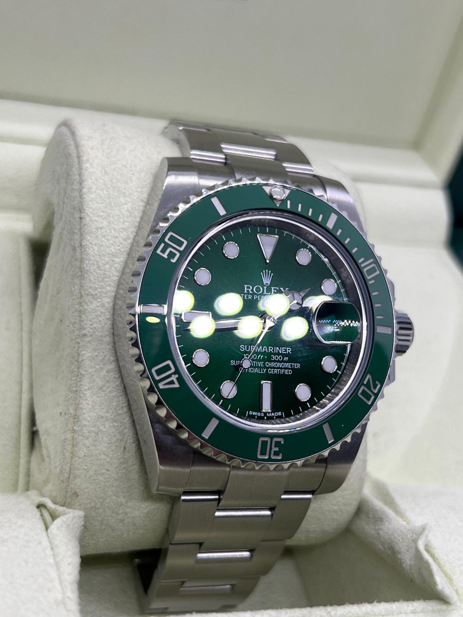 Rolex Submariner “Hulk” 116610LV Complete Set