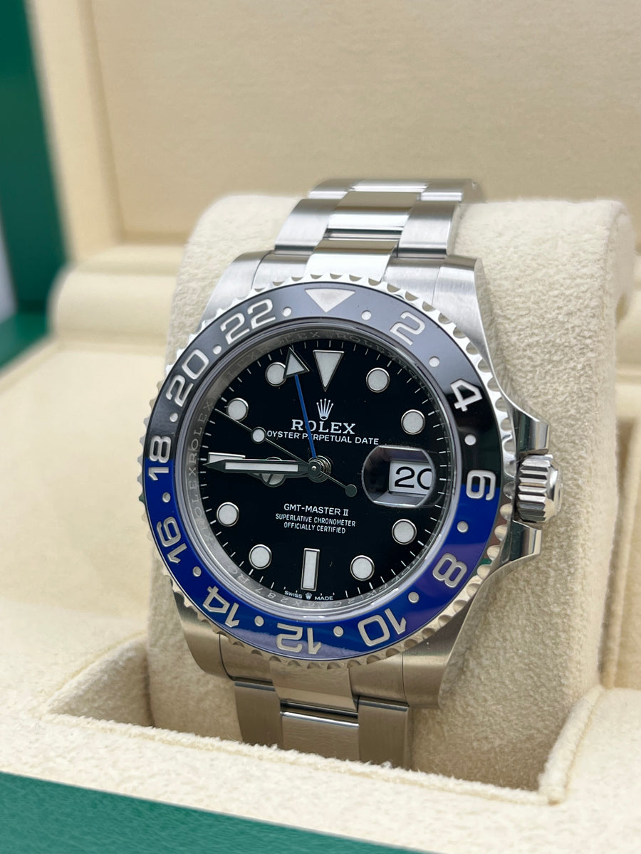 New/Unworn Rolex GMT Master II “Batman” 126710BLNR Complete Set Dated 2022