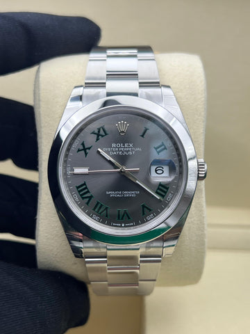 New/Unworn Rolex Datejust 126300 Wimbledon Dated 06/2025