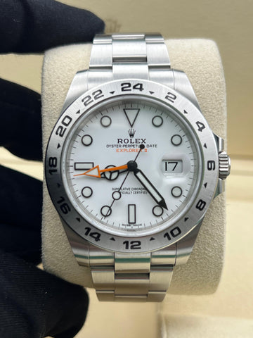 Rolex Explorer II 216570 “Polar” with Papers Dated 2019