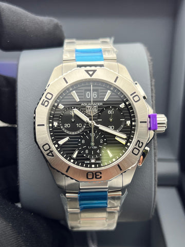 New/Unworn Tag Heuer Aquaracer Chronograph CBP1110.BA0627 Complete Set
