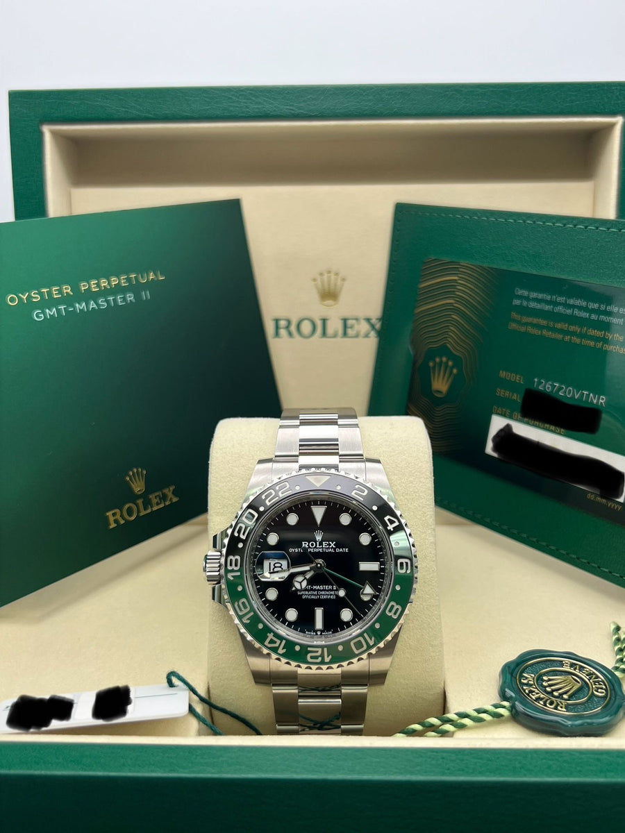 New/Unworn Rolex GMT Master II “Sprite” 126720VTNR Complete Set Dated 09/2025
