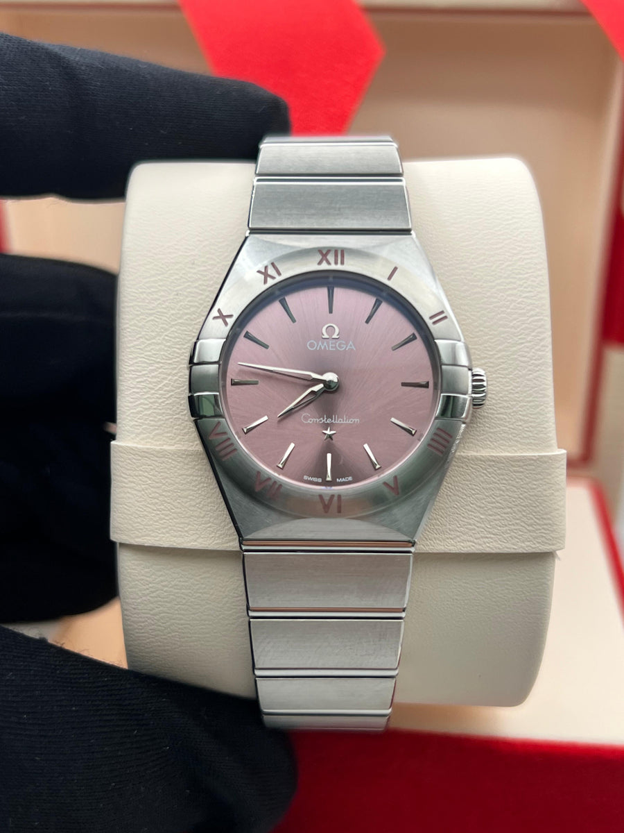 New/Unworn Omega Constellation 28mm 131.10.28.60.11.001 Complete Set Dated 2025