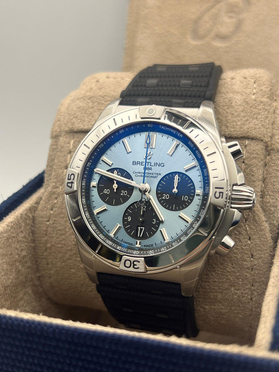 New/Unworn Breitling Chronomat 42mm PB0134101C1S2 Complete Set Dated 2025