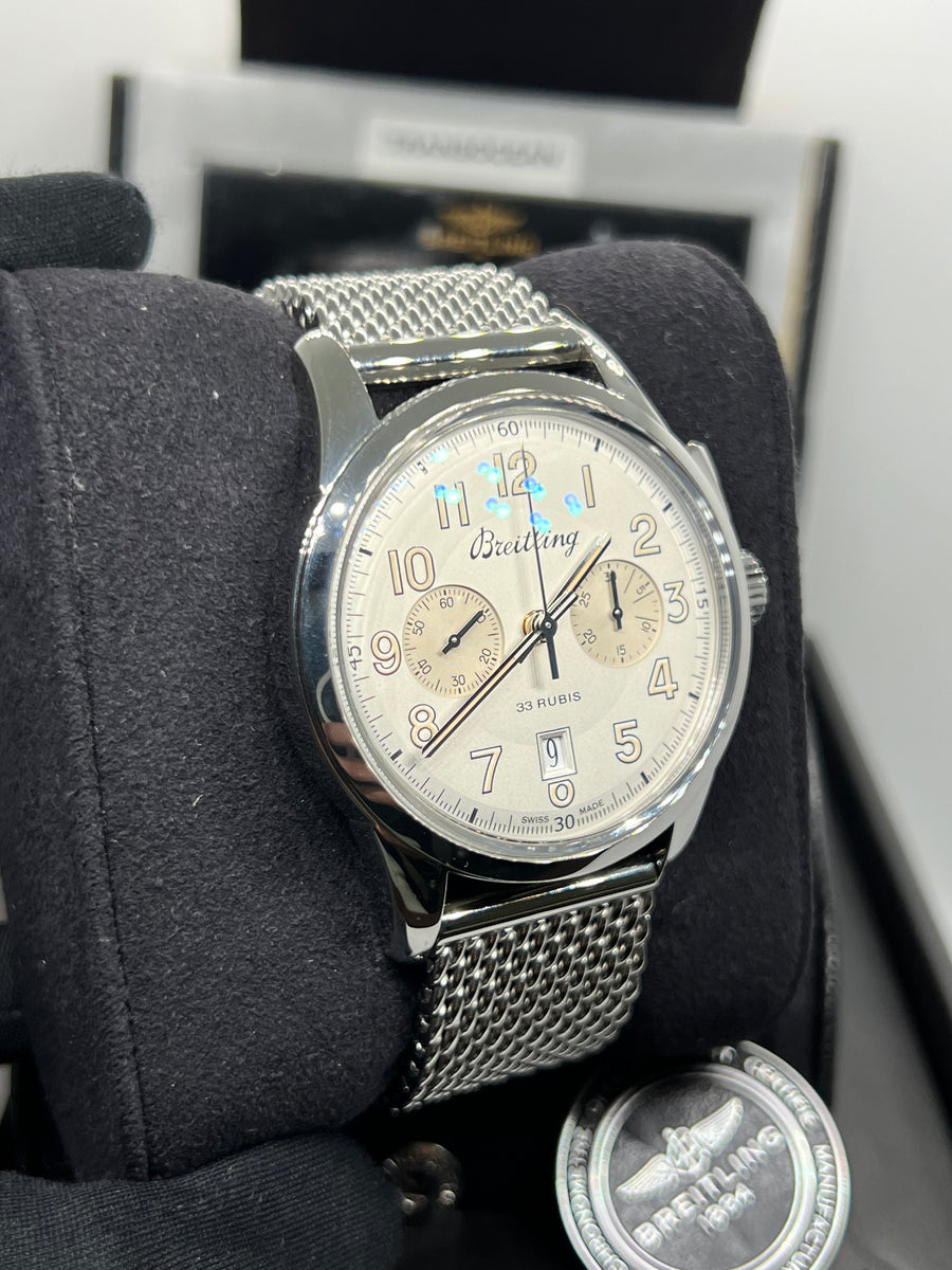 Breitling Transocean Chronograph 1915 Ref# AB141112/G799 Complete Set