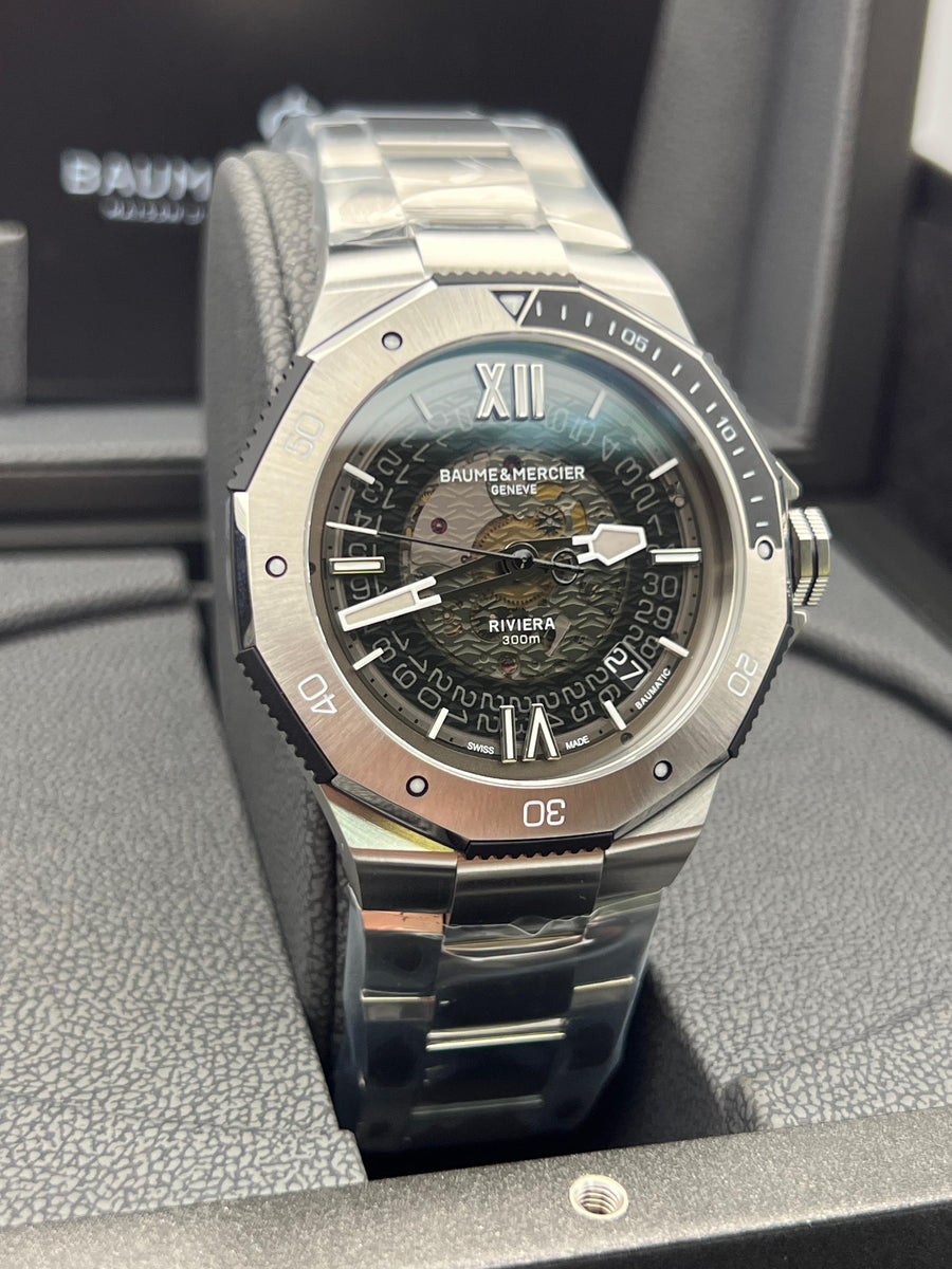 New/Unworn Baume & Mercier Riviera M0A10717 Complete Set