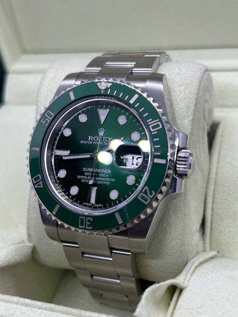 Rolex Submariner “Hulk” 116610LV Complete Set