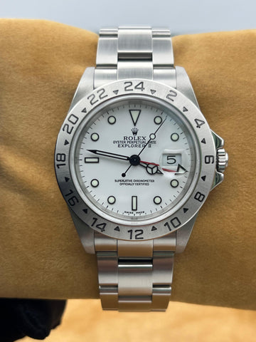 Rolex Explorer II Polar 16570 With Box & Service Papers Dated 2023