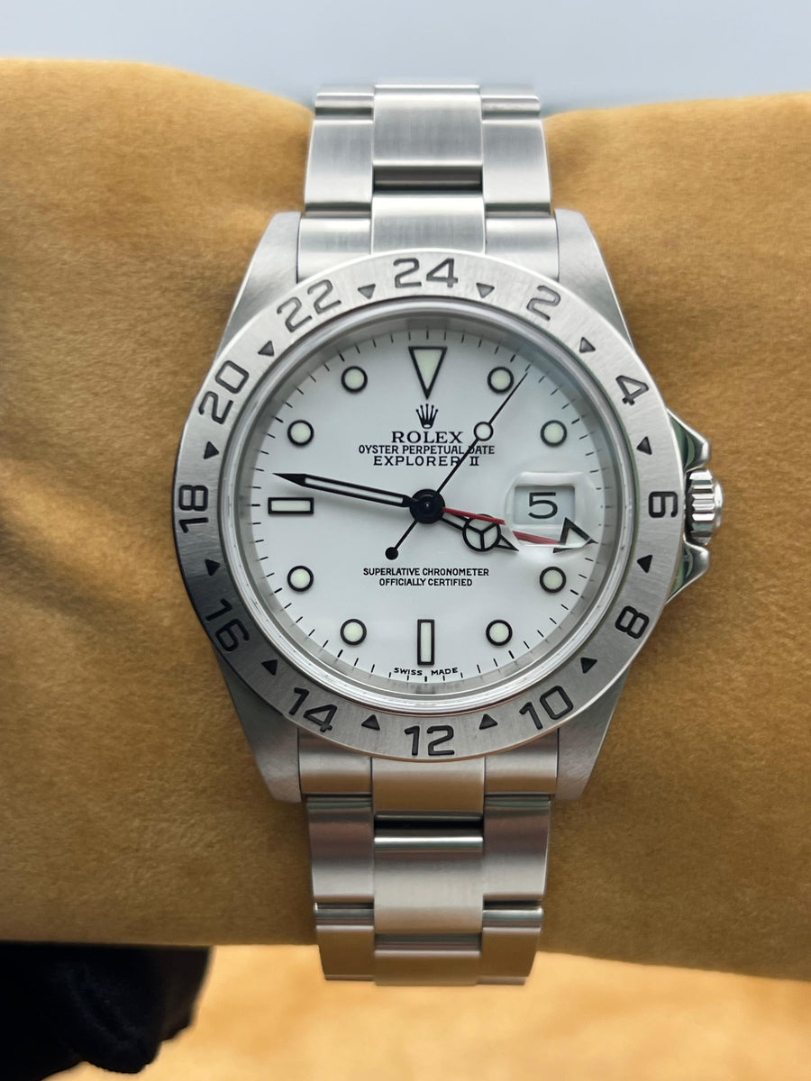 Rolex Explorer II Polar 16570 With Box & Service Papers Dated 2023