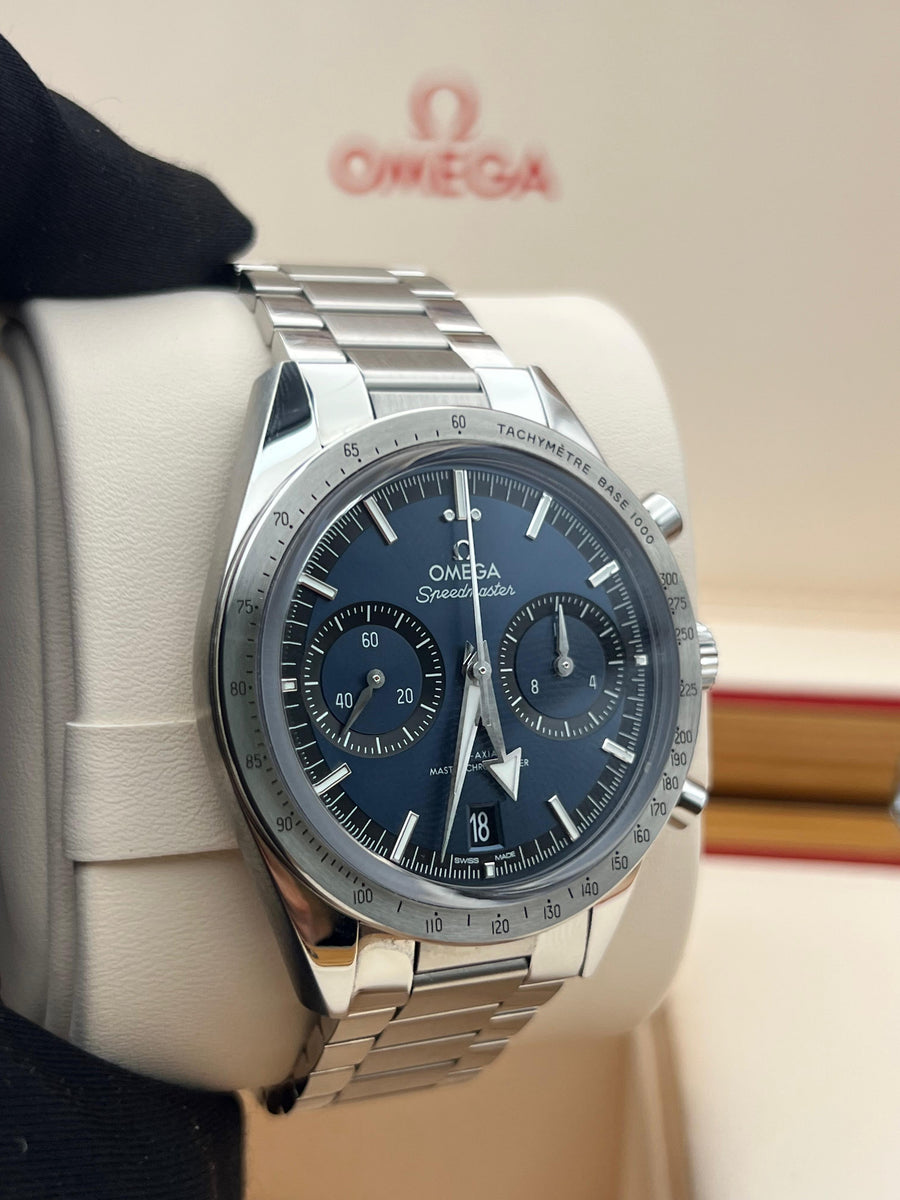 Omega Speedmaster Heritage 332.12.41.51.03.001 With Box & Papers Dated 2024 On OEM Steel Bracelet