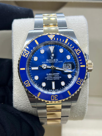 126613LB Rolex Submariner Date Two Tone “Bluesy” Complete Set Dated 11/2024