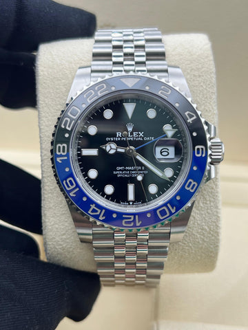 Rolex GMT Master II “Batgirl” 126710BLNR Complete Set Dated 2022
