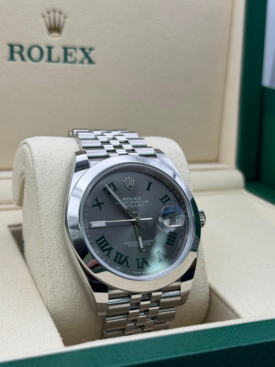 New/Unworn Rolex Datejust Wimbledon 126300 With Papers Only Dated 09/2025