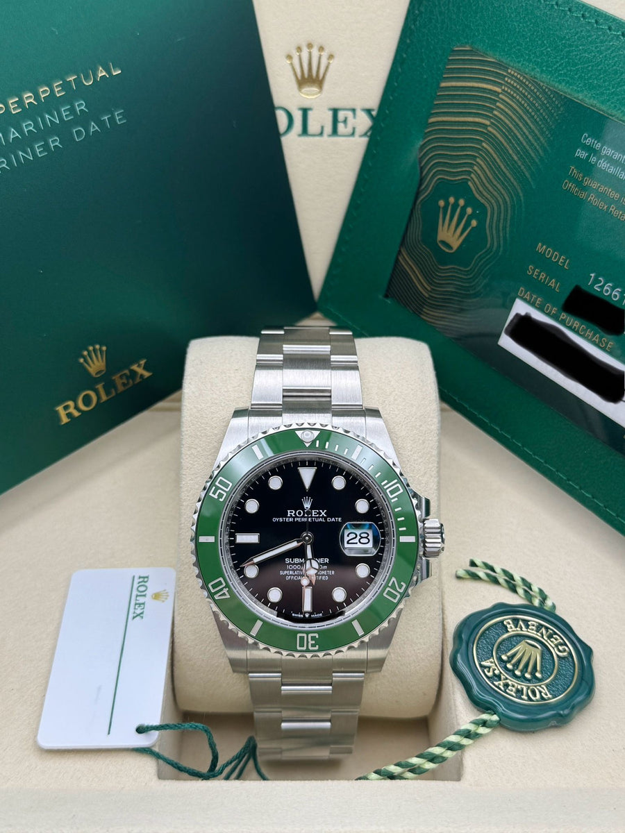 New/Unworn Rolex Submariner Date 126610LV Complete Set Dated 10/2025