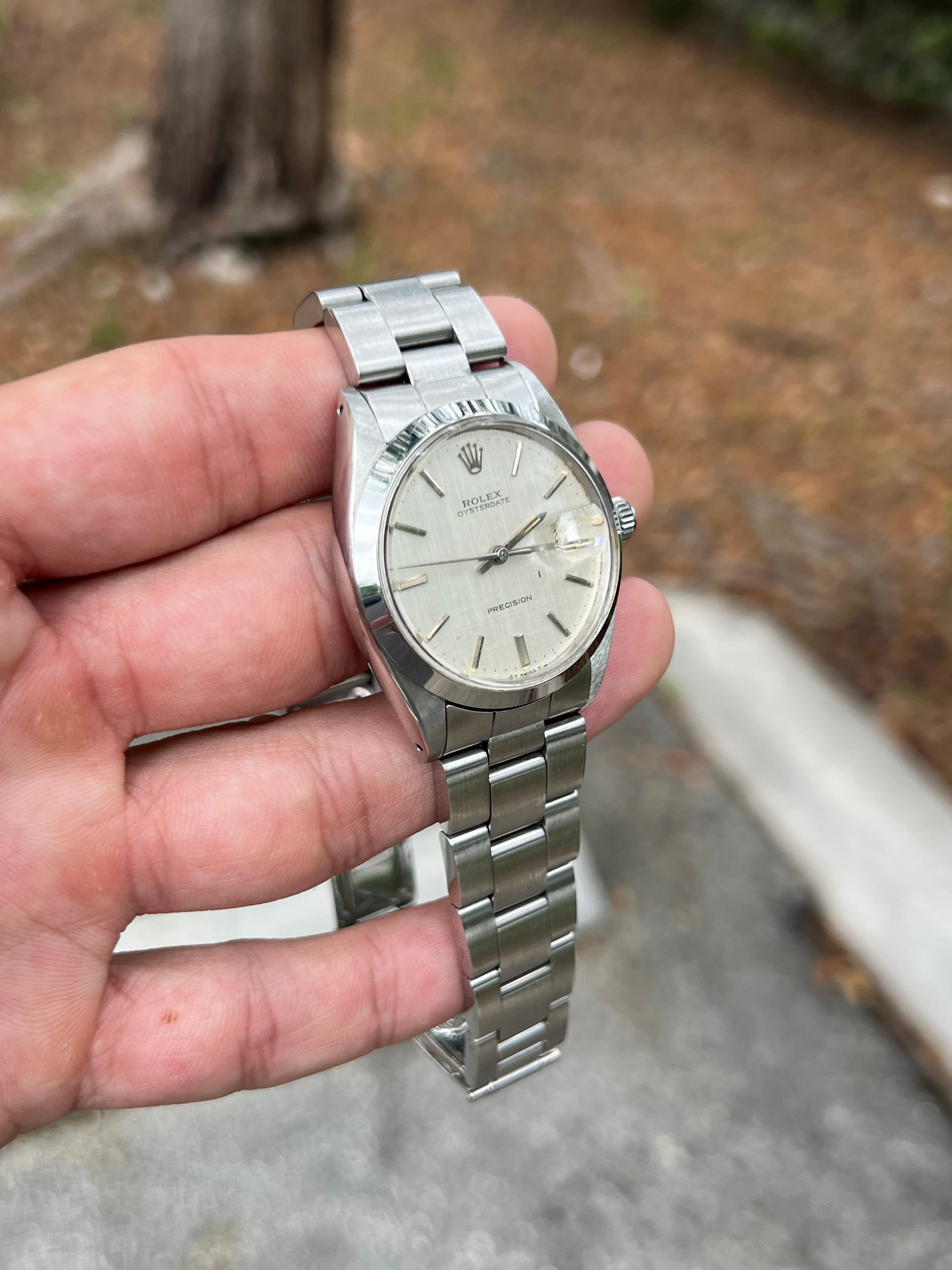 Rolex Oysterdate Precision 34mm Stainless Steel Bracelet
