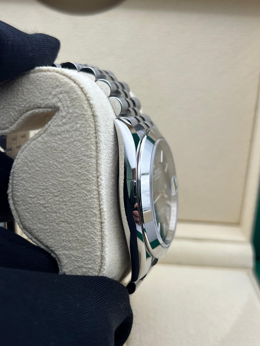 Rolex Datejust Mint Green 126300 Complete Set Dated 2024