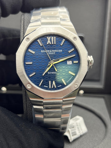 New/Unworn Baume & Mercier Riviera M0A10620 Complete Set