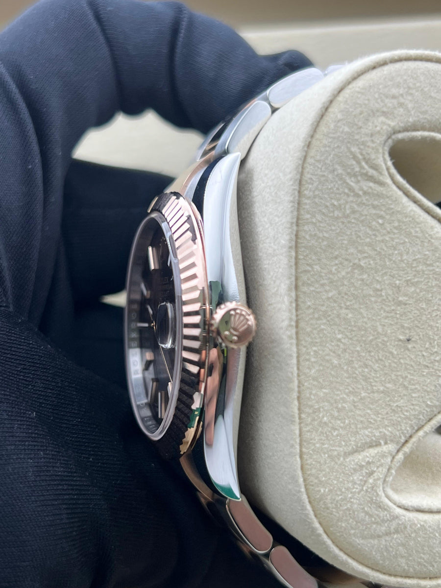 Like New Rolex Datejust Two Tone RG 126331 Complete Set Dated 06/2025