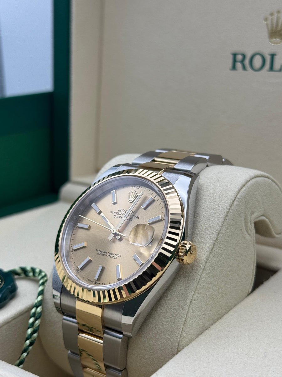 New/Unworn Rolex Datejust 126333 Champagne Complete Set Dated 09/2025