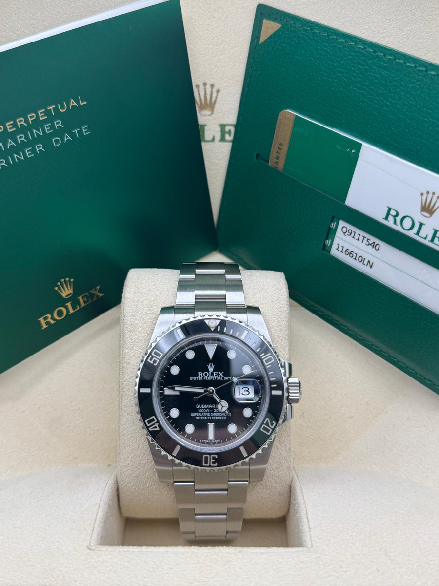 Rolex Submariner Date 116610LN With Box & Papers Dated 2015