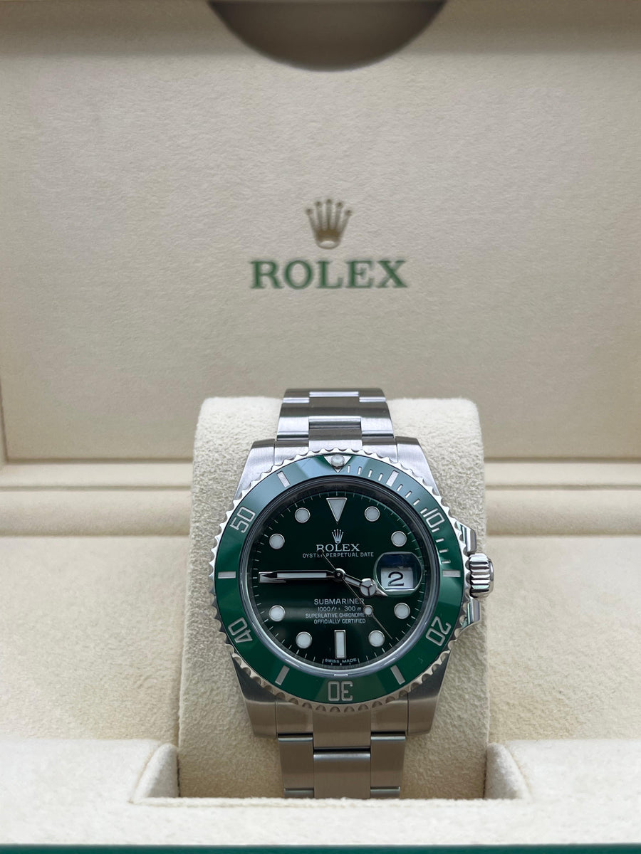 Rolex Submariner Date 116610LV “Hulk” Watch Only