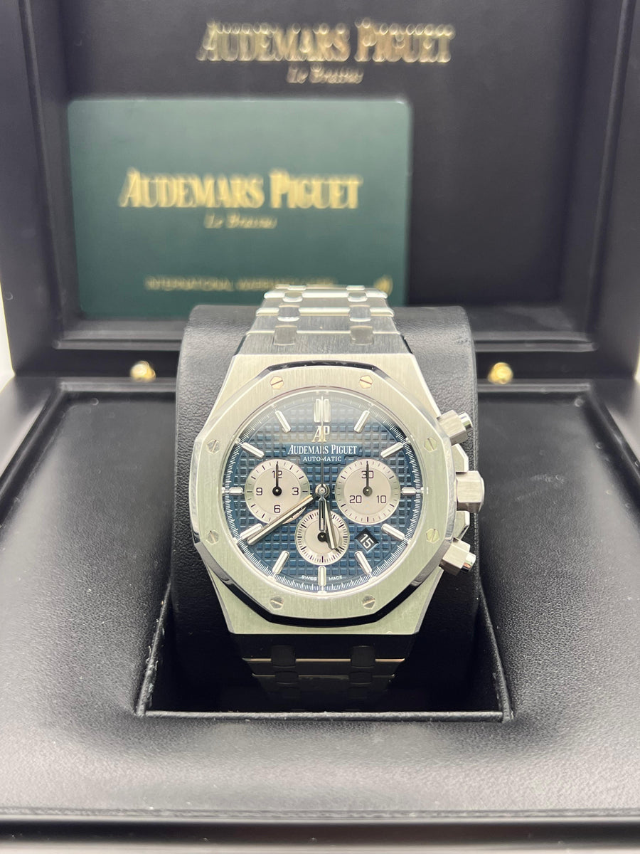 Audemars Piguet Royal Oak Chronograph 26331ST.OO.1220ST.01 Complete Set Dated 2019