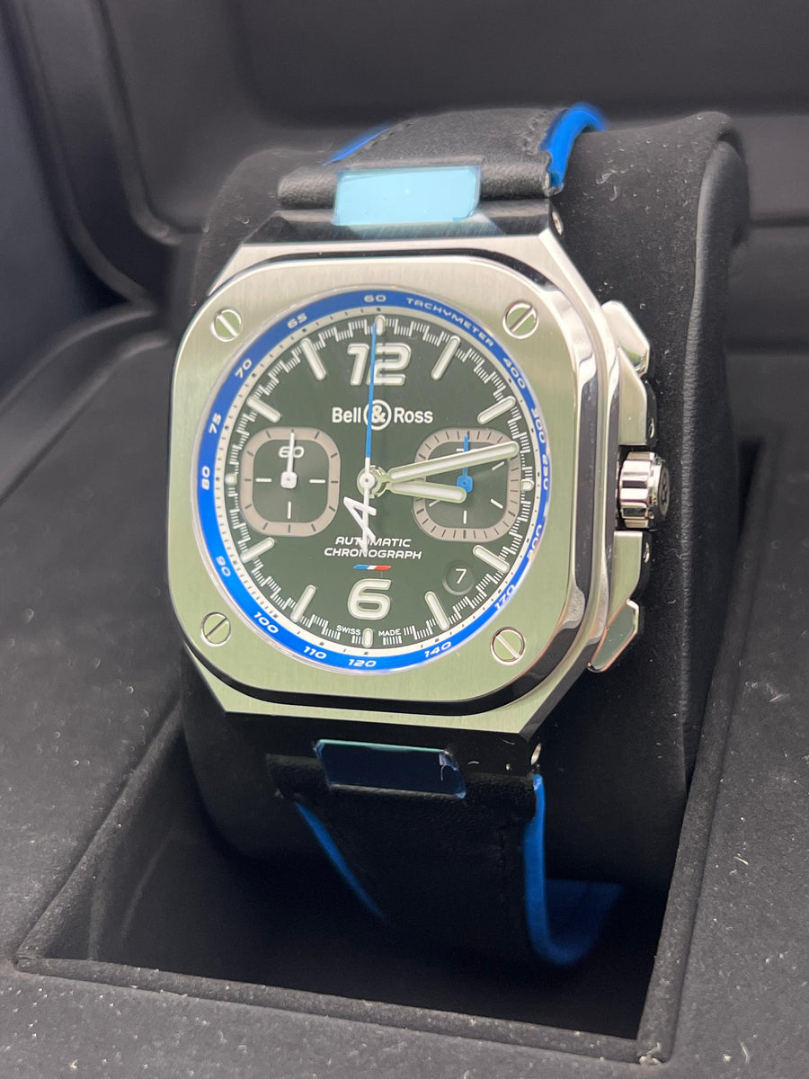 New/Unworn Bell & Ross Br 05 Chrono A523 42Mm Edition BR05C-A523-ST/SCA With Box