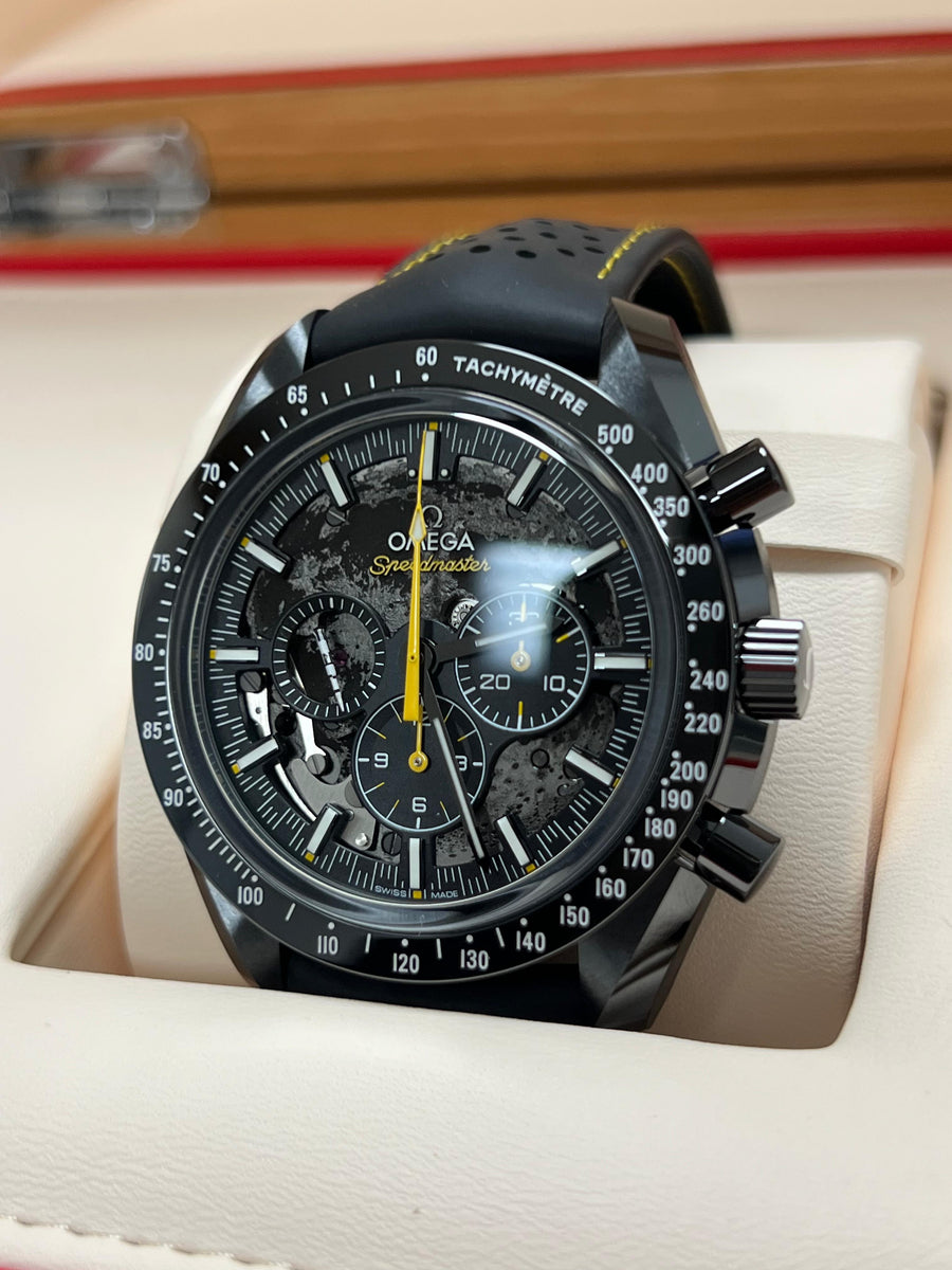 New/Unworn Omega Speedmaster Dark Side Of The Moon Apollo 8 310.92.44.50.01.001 Complete Set Dated 2025