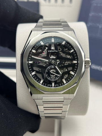 New/Unworn Zenith Defy Skyline Skeleton 03.9300.3620/78.I001 Complete Set Dated 2024