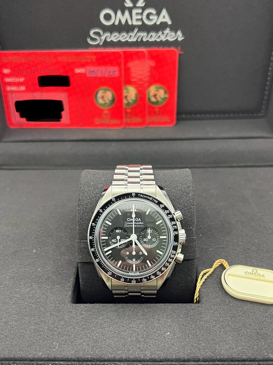 Omega Speedmaster Sapphire Crystal 310.30.42.50.01.002 Complete Set Dated 2025