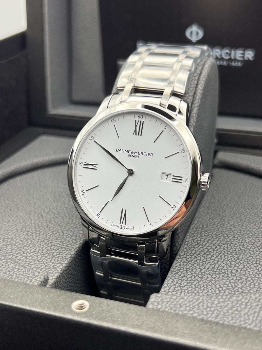 New/Unworn Baume & Mercier Classima M0A10354 Complete Set