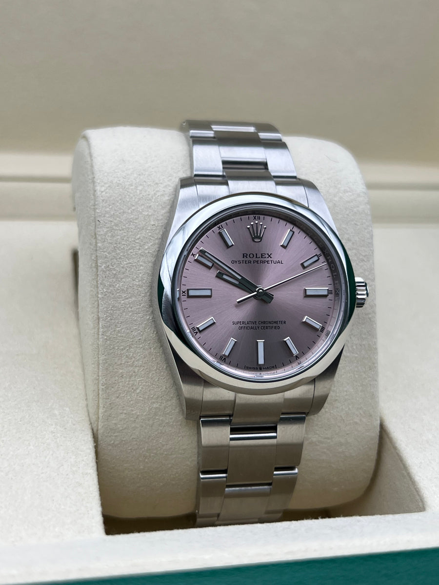 New/Unworn Rolex Oyster Perpetual 124200 Complete Set Dated 02/2025