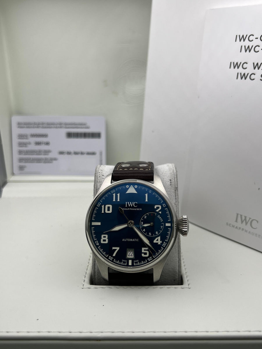 IWC Big Pilot “Le Petit Prince” Limited Edition IW500908 Complete Set **Damaged Box**