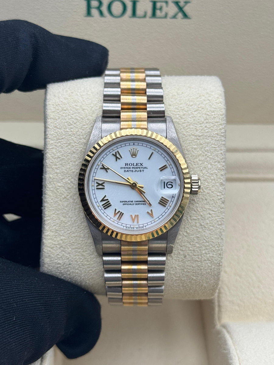 Rolex Lady’s Datejust 31mm Tridor 68279 With Papers Dated 1995