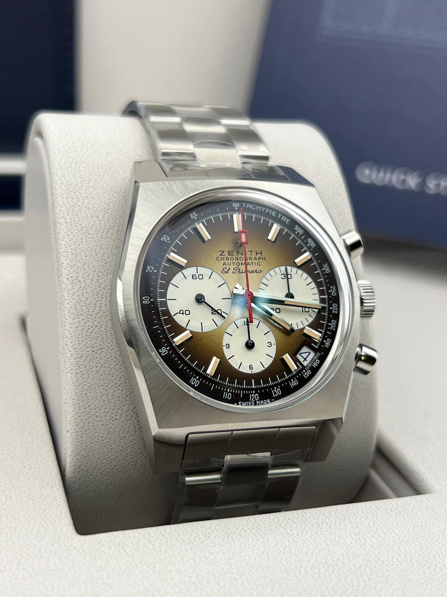 New/Unworn Zenith El Primero Revival 03.A384.400/385.M385 Complete Set