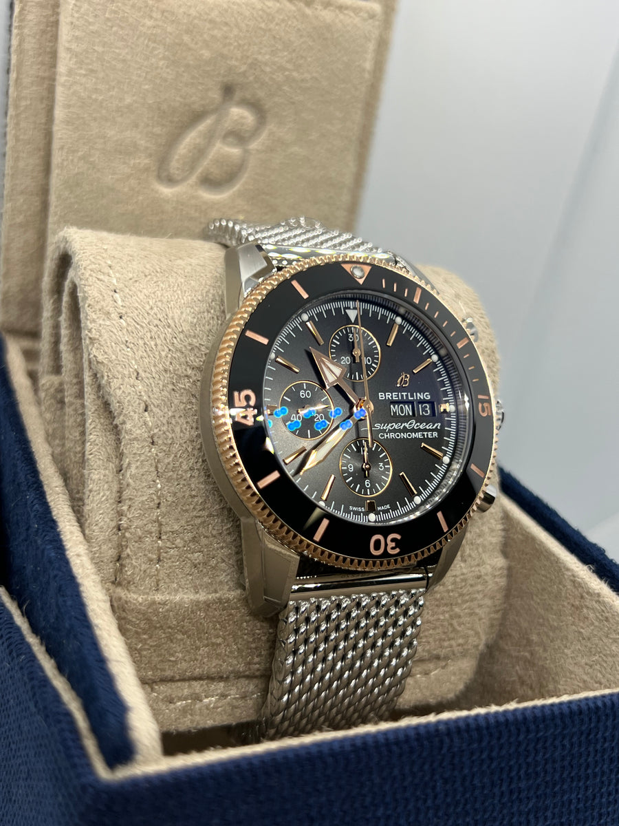 New/Unworn Breitling Superocean Heritage Chronograph U13313121B1A1 Complete Set