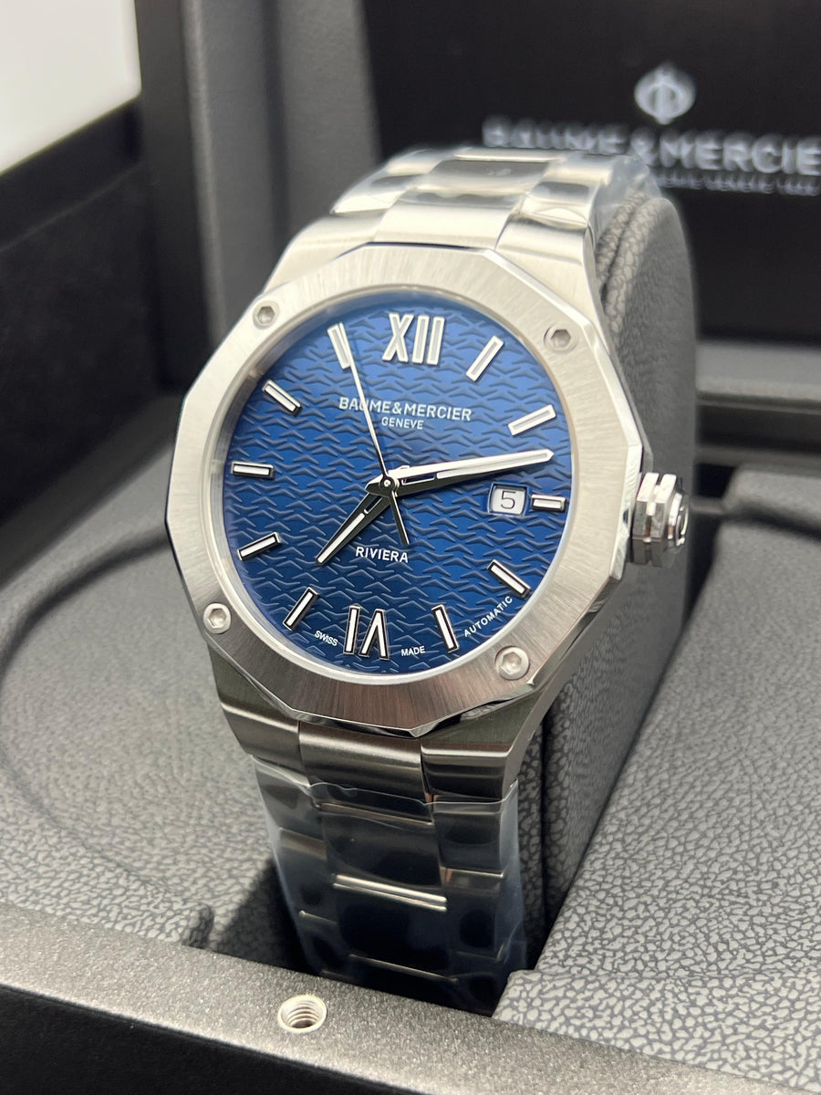 New/Unworn Baume & Mercier Riviera M0A10620 Complete Set