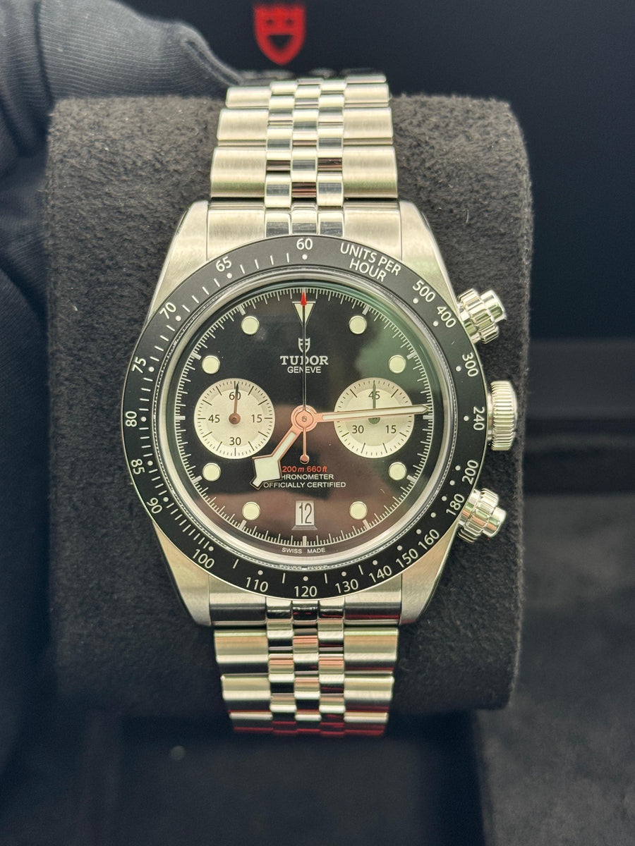 New/Unworn Tudor Blackbay Chronograph Black Jubilee 79360N Dated 11/2025
