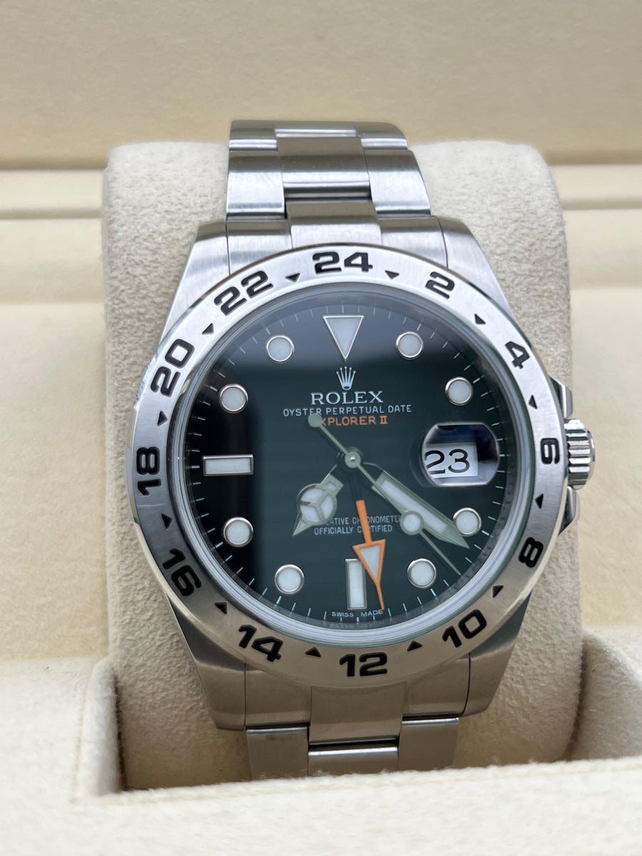 Rolex Explorer II 216570 with Papers Only Dated 2013