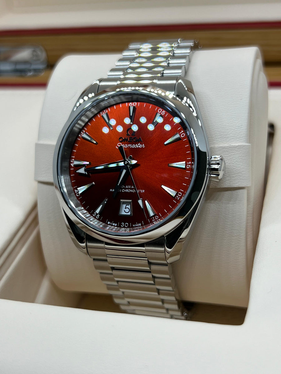 New/Unworn Omega Seamaster Aquaterra 38mm 220.10.38.20.13.003 Complete Set Dated 2024