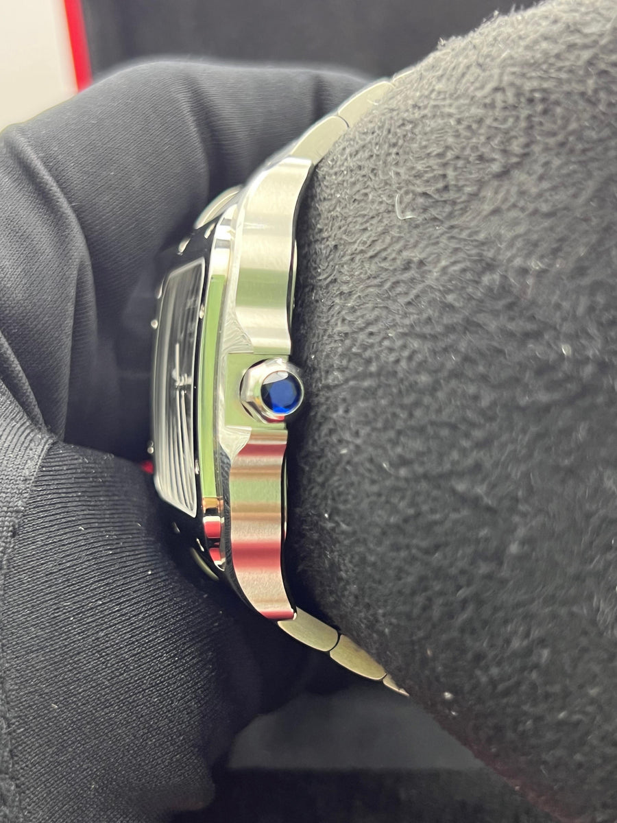 Like New Cartier Santos Dual Time WSSA0076 Complete Set Dated 07/2025