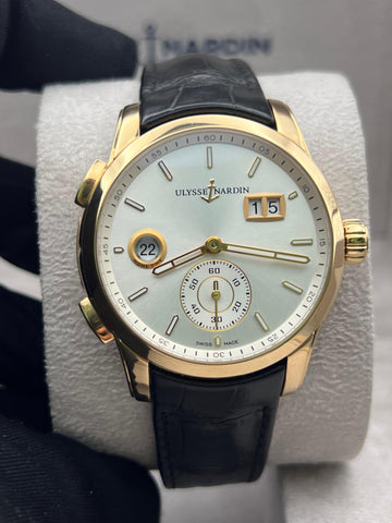 Ulysse Nardin Dual Time 18k RG 3346-126/91 With Box Only